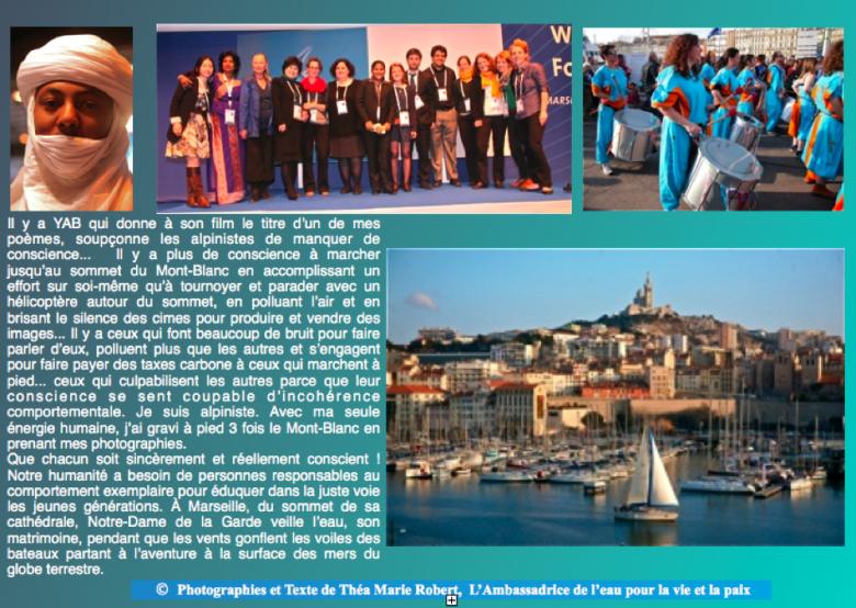 forum mondial de l'eau Marseille 2012 photographies et commentaires de Tha Marie Robert 4